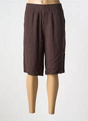 Pantacourt marron FRANSA pour femme seconde vue