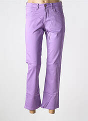 Pantalon 7/8 violet CREAM pour femme seconde vue
