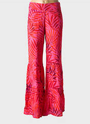 Pantalon flare rose PAZ TORRAS pour femme seconde vue