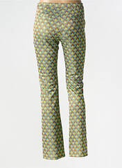 Pantalon slim vert SEE THE MOON pour femme seconde vue