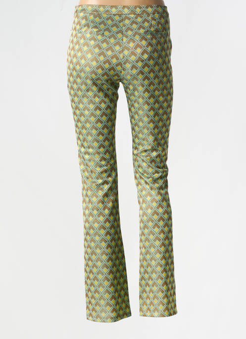 Pantalon slim taille normale taille normale vert SEE THE MOON femme
