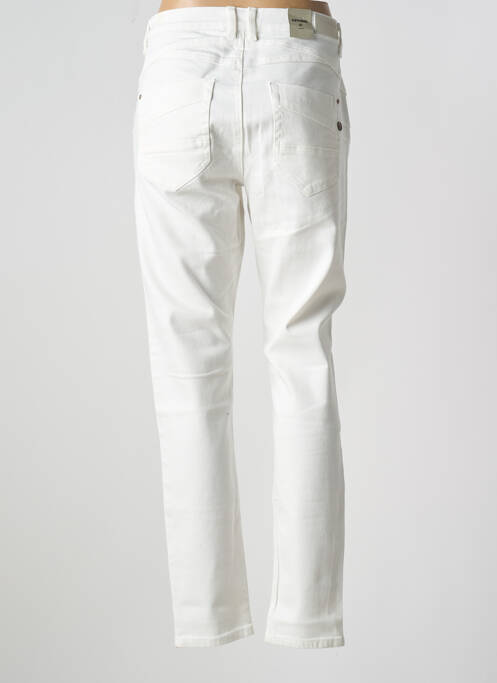 Jeans coupe slim blanc CREAM pour femme