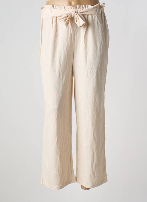 Pantalon droit beige TIFFOSI pour femme