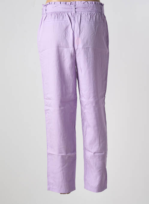 Pantalon droit violet TOM TAILOR pour femme