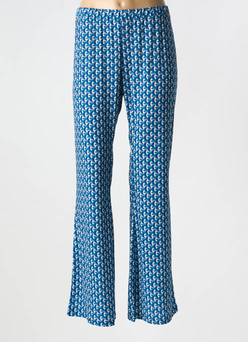 Pantalon flare bleu SEE THE MOON pour femme