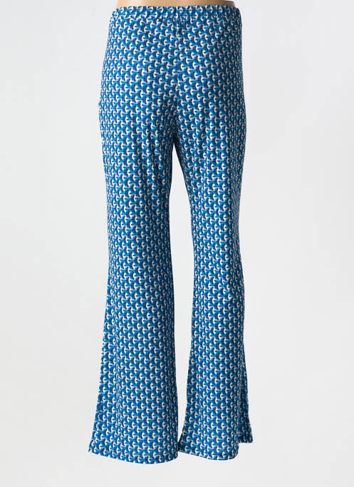 Pantalon flare bleu SEE THE MOON pour femme