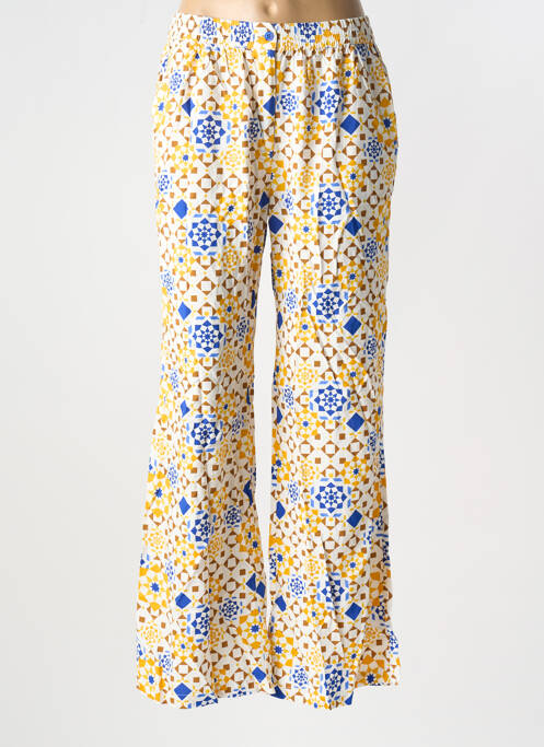 Pantalon large jaune LES TROPEZIENNES PAR M.BELARBI pour femme