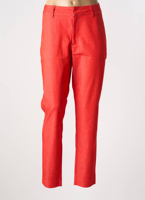 Pantalon slim rouge KAFFE pour femme