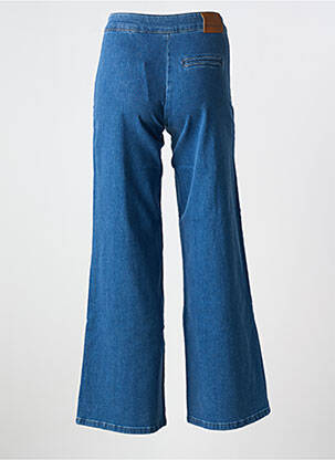 Jean coupe flare stretch taille haute bleu LES TROPEZIENNES PAR M.BELARBI femme