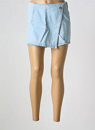 Jupe short coupe droite bleu TIFFOSI femme