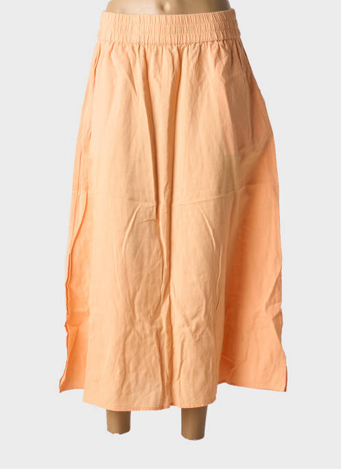 Jupe longue orange FRANSA pour femme