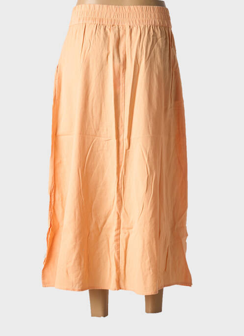 Jupe longue orange FRANSA pour femme