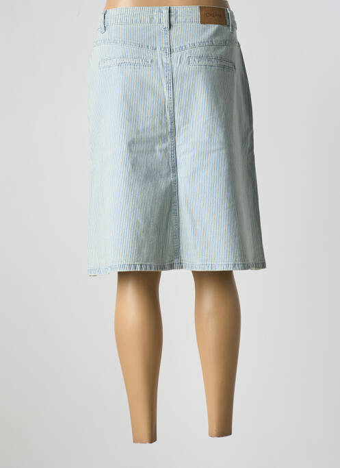 Jupe mi-longue bleu CREAM femme