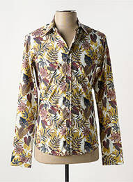 Chemise manches longues coupe cintrée vert ENOS homme