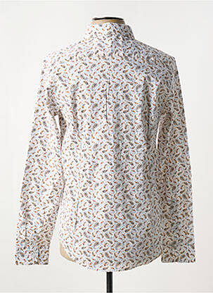 Chemise manches longues imprimé fantaisie blanc ENOS homme
