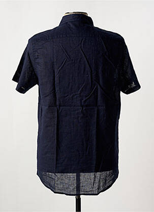 Chemise manches courtes coupe droite bleu ZOTENO homme