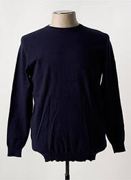 Pull col rond manches longues bleu YVES ENZO homme