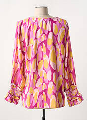 Blouse rose ESTEE BROWN pour femme seconde vue