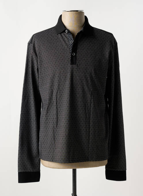 Polo manches longues manches longues noir RMS26 femme