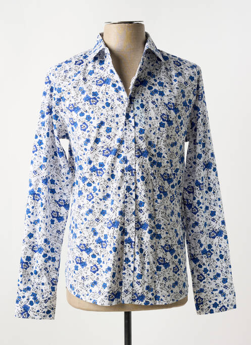 Chemise manches longues bleu ENOS pour homme