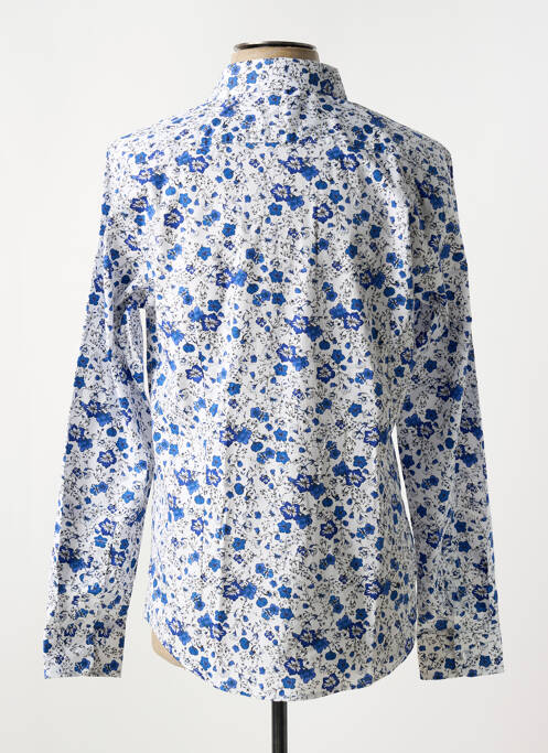 Chemise manches longues bleu ENOS pour homme