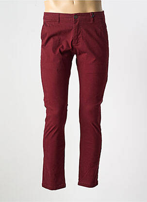 Pantalon chino poches rouge TMK JEANS homme