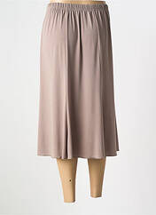 Jupe mi-longue beige QUATRE VINGT JOURS pour femme seconde vue