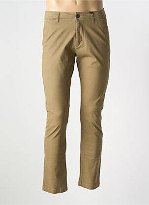 Pantalon chino beige TMK JEANS pour homme