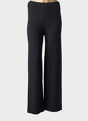 Pantalon droit noir QUATRE VINGT JOURS pour femme