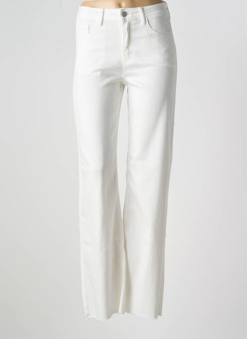 Pantalon droit blanc ONADO pour femme