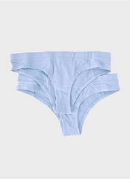 Culotte stretch bleu ORGANIC BASICS femme