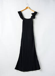 Robe longue coupe évasée sans manche noir PARISIENNE ET ALORS femme