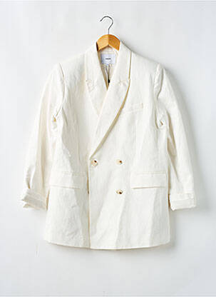 Blazer poches blanc SUNCOO femme