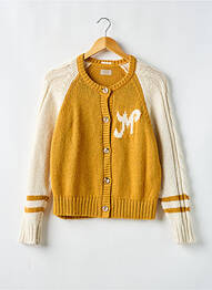 Gilet manches longues resserrée sur le bas orange MOTHER femme