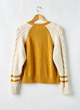 Gilet manches longues resserrée sur le bas orange MOTHER femme