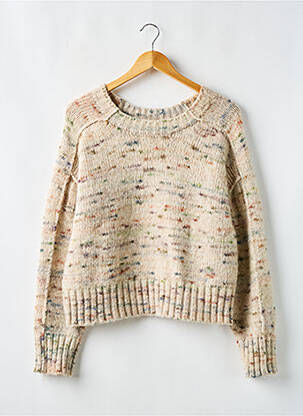 Pull coupe droite manches longues beige VANESSA BRUNO femme