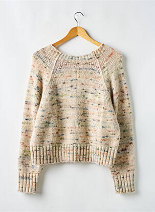 Pull coupe droite manches longues beige VANESSA BRUNO femme
