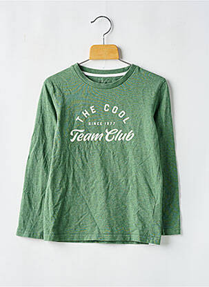T-shirt manches longues manches longues vert CYRILLUS garçon