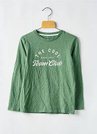 T-shirt manches longues manches longues vert CYRILLUS garcon