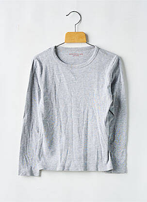 T-shirt manches longues manches longues gris MONOPRIX garçon