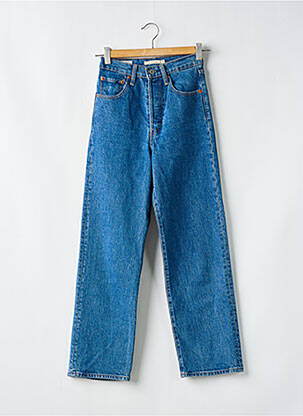 Jeans coupe droite taille normale taille normale bleu LEVI'S femme