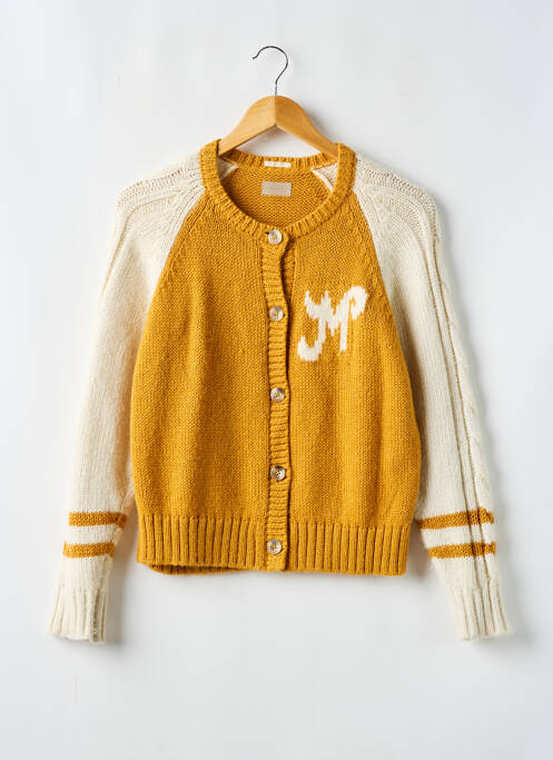 Gilet manches longues orange MOTHER pour femme