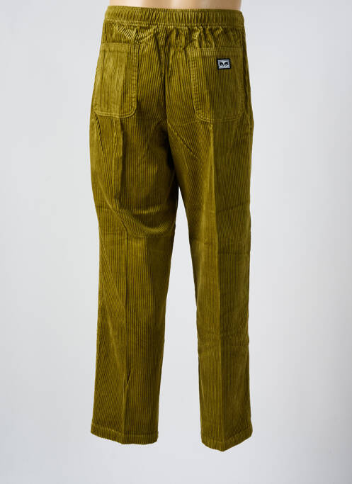 Pantalon droit vert OBEY pour homme