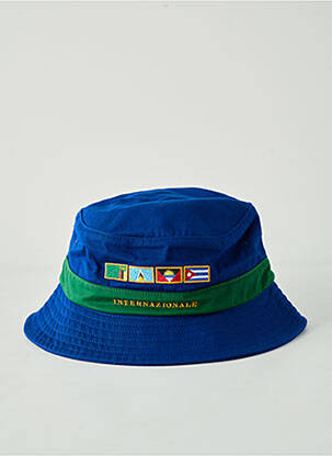 Chapeau forme bob bleu RAVE homme