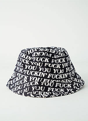 Chapeau tissage popeline noir RIPNDIP homme