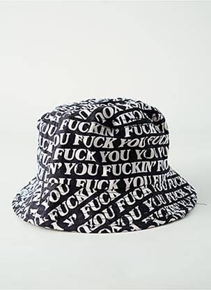 Chapeau tissage popeline noir RIPNDIP homme