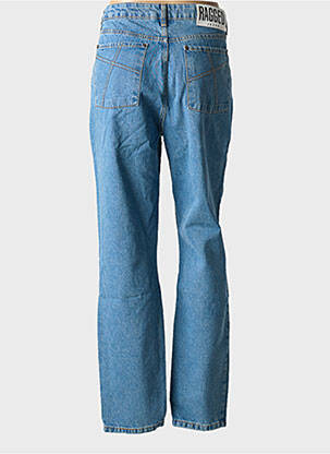 Jeans coupe droite stretch taille normale bleu THE RAGGED PRIEST femme