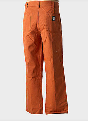 Jeans coupe large poches taille haute orange OBEY homme