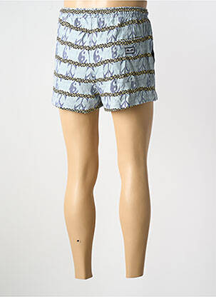 Short fermeture liens à nouer taille normale bleu OBEY homme