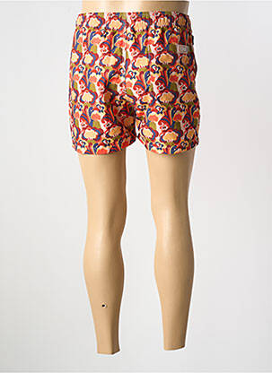 Short de bain tissage popeline orange OAS COMPANY homme
